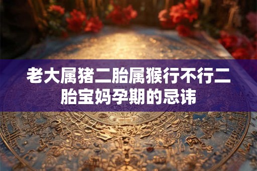 老大属猪二胎属猴行不行二胎宝妈孕期的忌讳