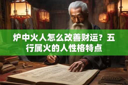 炉中火人怎么改善财运？五行属火的人性格特点