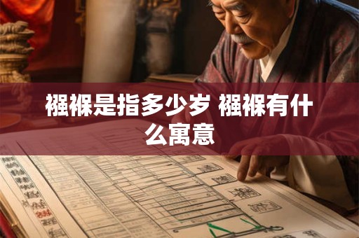 襁褓是指多少岁 襁褓有什么寓意