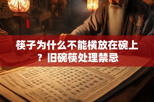 筷子为什么不能横放在碗上?旧碗筷处理禁忌 筷子为什么不能横放在碗上?旧碗筷处理禁忌