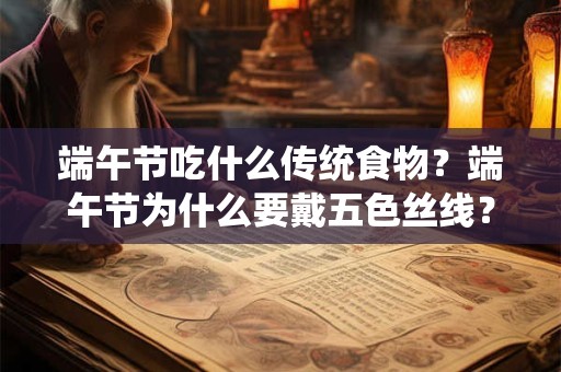 端午节吃什么传统食物?端午节为什么要戴五色丝线? 端午节吃什么传统食物?端午节为什么要戴五色丝线?