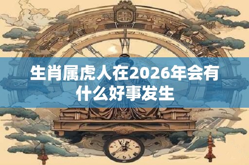 生肖属虎人在2026年会有什么好事发生 生肖属虎人在2026年会有什么好事发生