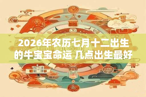 2026年农历七月十二出生的牛宝宝命运 几点出生最好命