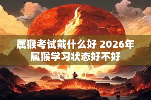 属猴考试戴什么好 2026年属猴学习状态好不好