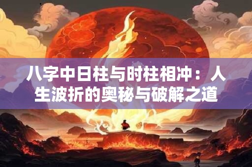 八字中日柱与时柱相冲：人生波折的奥秘与破解之道