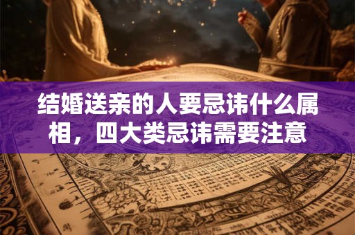 结婚送亲的人要忌讳什么属相,四大类忌讳需要注意 结婚送亲的人要忌讳什么属相,四大类忌讳需要注意