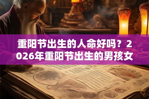 重阳节出生的人命好吗？2026年重阳节出生的男孩女孩命运如何？