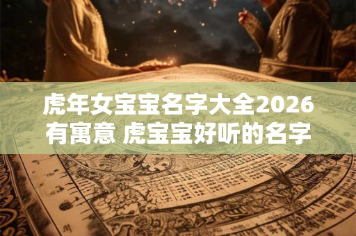 虎年女宝宝名字大全2026有寓意 虎宝宝好听的名字有哪些