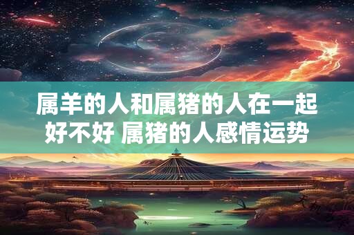 属羊的人和属猪的人在一起好不好 属猪的人感情运势如何