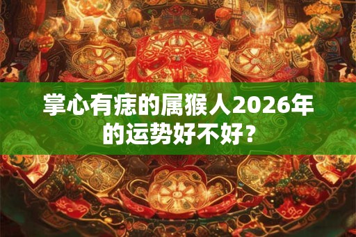 掌心有痣的属猴人2026年的运势好不好？