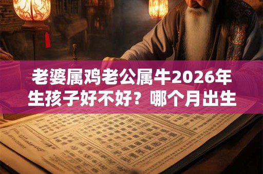 老婆属鸡老公属牛2026年生孩子好不好？哪个月出生的孩子命好？