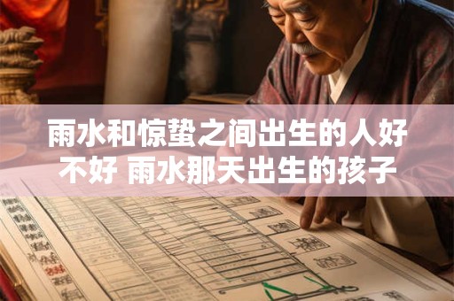 雨水和惊蛰之间出生的人好不好 雨水那天出生的孩子命好吗 雨水和惊蛰之间出生的人好不好 雨水那天出生的孩子命好吗