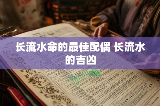 长流水命的最佳配偶 长流水的吉凶