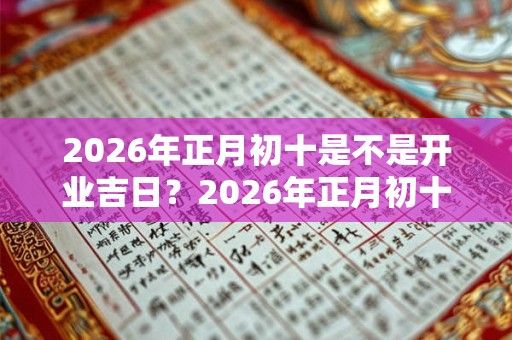2026年正月初十是不是开业吉日？2026年正月初十前后开业吉日