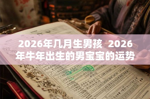 2026年几月生男孩  2026年牛年出生的男宝宝的运势