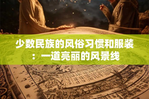 少数民族的风俗习惯和服装：一道亮丽的风景线