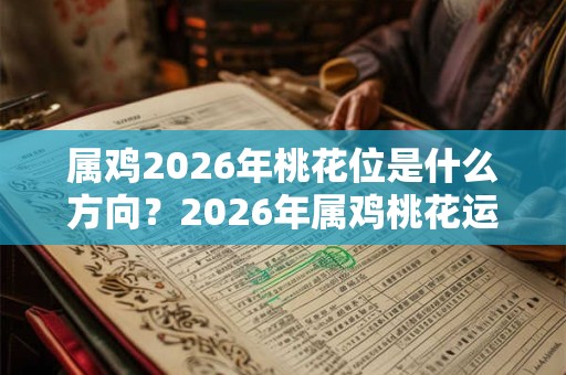 属鸡2026年桃花位是什么方向？2026年属鸡桃花运势好吗？