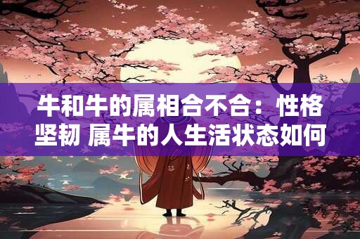 牛和牛的属相合不合：性格坚韧 属牛的人生活状态如何