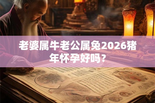 老婆属牛老公属兔2026猪年怀孕好吗？