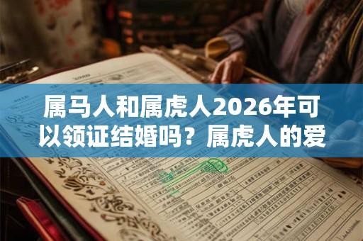 属马人和属虎人2026年可以领证结婚吗？属虎人的爱情观