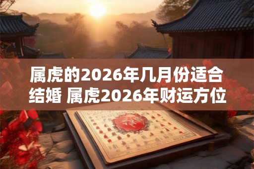 属虎的2026年几月份适合结婚 属虎2026年财运方位