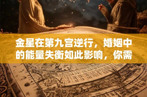 金星在第九宫逆行，婚姻中的能量失衡如此影响，你需要了解的是什么