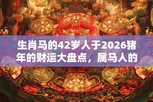 生肖马的42岁人于2026猪年的财运大盘点，属马人的吉利方位