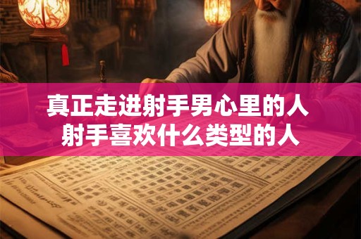 真正走进射手男心里的人 射手喜欢什么类型的人