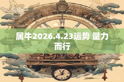属牛2026.4.23运势 量力而行