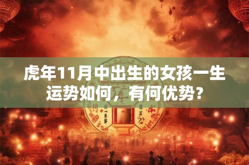 虎年11月中出生的女孩一生运势如何，有何优势？