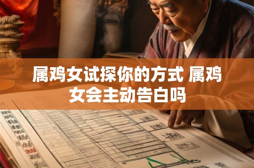 属鸡女试探你的方式 属鸡女会主动告白吗 属鸡女试探你的方式 属鸡女会主动告白吗
