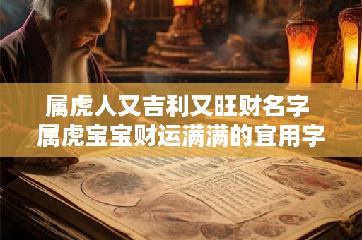 属虎人又吉利又旺财名字 属虎宝宝财运满满的宜用字推荐 属虎人又吉利又旺财名字 属虎宝宝财运满满的宜用字推荐