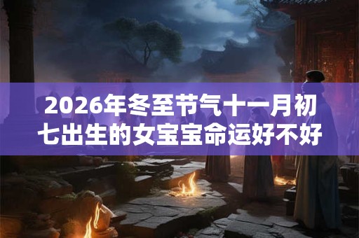 2026年冬至节气十一月初七出生的女宝宝命运好不好？运势怎么样？
