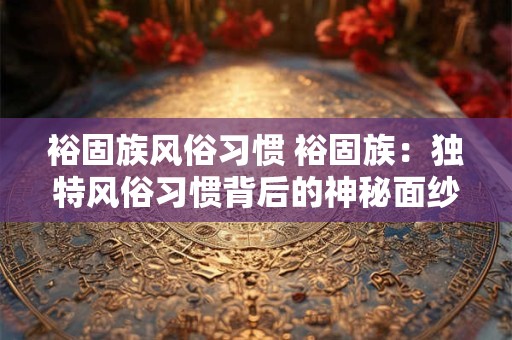 裕固族风俗习惯 裕固族：独特风俗习惯背后的神秘面纱