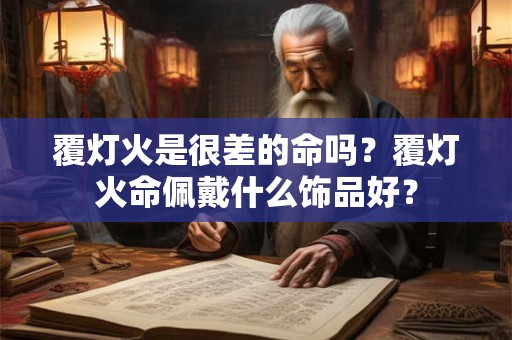 覆灯火是很差的命吗？覆灯火命佩戴什么饰品好？