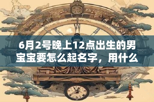 6月2号晚上12点出生的男宝宝要怎么起名字，用什么字比较好