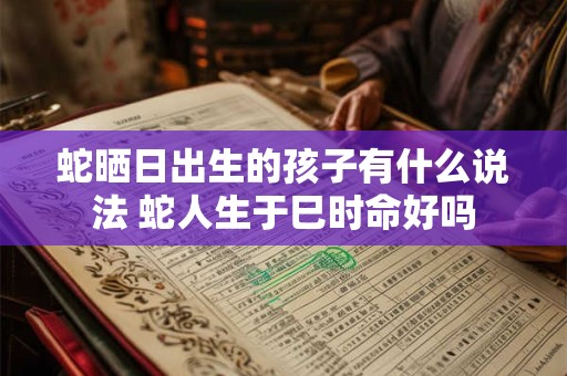 蛇晒日出生的孩子有什么说法 蛇人生于巳时命好吗