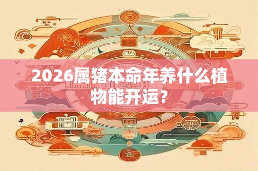 2026属猪本命年养什么植物能开运？