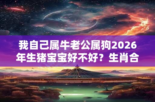 我自己属牛老公属狗2026年生猪宝宝好不好？生肖合适吗？