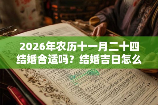 2026年农历十一月二十四结婚合适吗？结婚吉日怎么看？