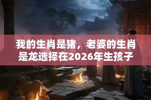 我的生肖是猪，老婆的生肖是龙选择在2026年生孩子怎么样？