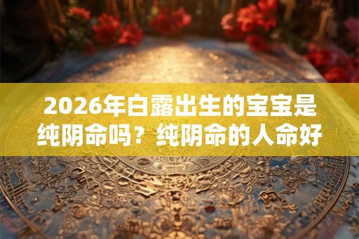 2026年白露出生的宝宝是纯阴命吗？纯阴命的人命好吗？