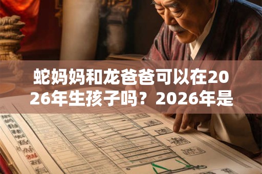 蛇妈妈和龙爸爸可以在2026年生孩子吗？2026年是属什么年？