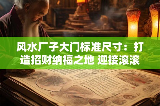 风水厂子大门标准尺寸：打造招财纳福之地 迎接滚滚财运！