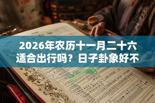 2026年农历十一月二十六适合出行吗？日子卦象好不好？