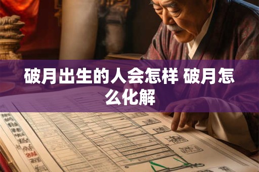 破月出生的人会怎样 破月怎么化解