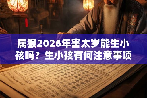 属猴2026年害太岁能生小孩吗？生小孩有何注意事项？