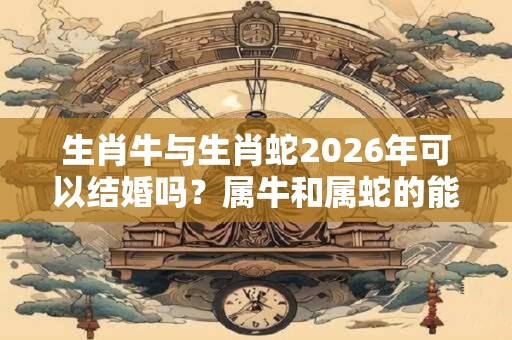 生肖牛与生肖蛇2026年可以结婚吗？属牛和属蛇的能在一起吗
