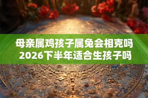 母亲属鸡孩子属兔会相克吗 2026下半年适合生孩子吗