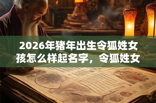 2026年猪年出生令狐姓女孩怎么样起名字，令狐姓女孩好名推荐